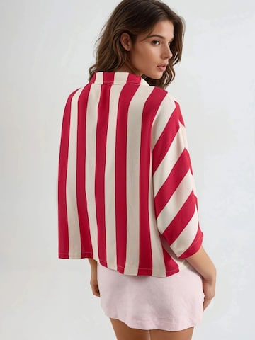 Busem Bluse in Rot