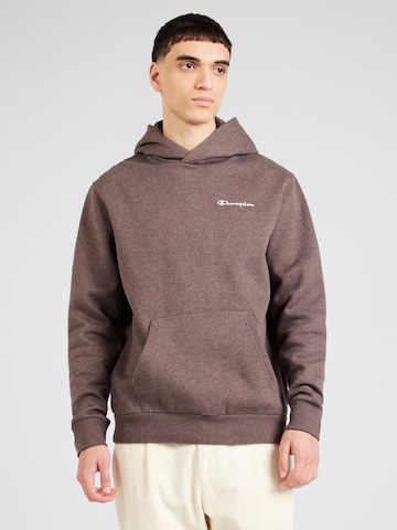 Champion Authentic Athletic Apparel Sweatshirt in Brown: front