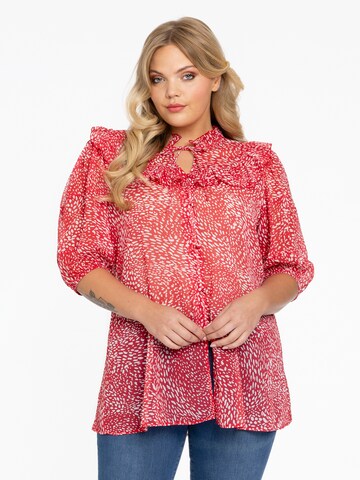 Yoek Tunic in Red: front