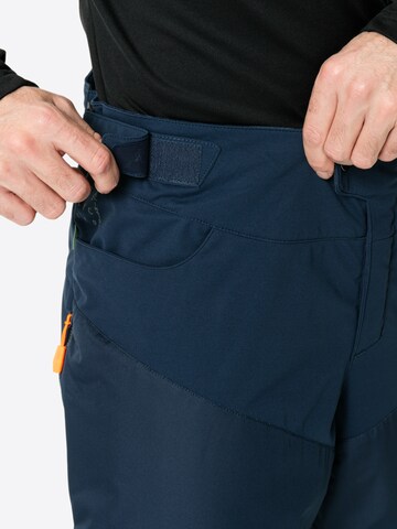 VAUDE Slim fit Outdoor Pants 'M All Year Moab ZO P III' in Blue