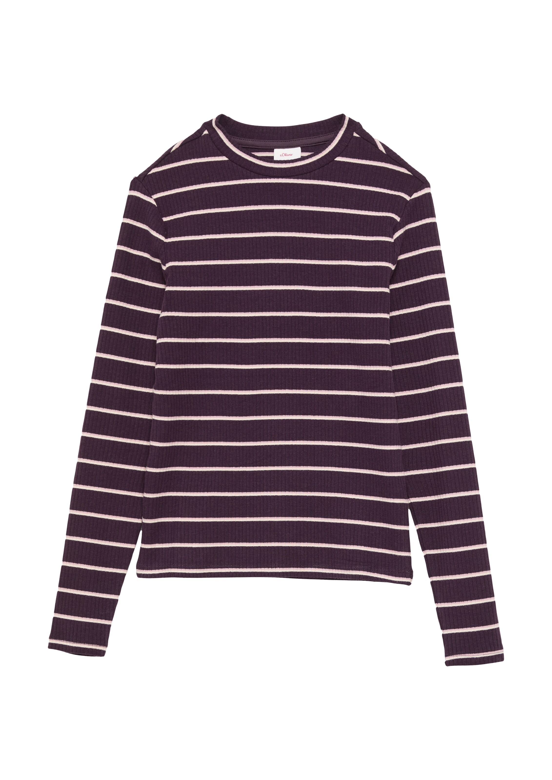 s.Oliver Shirt in Lila: voorkant