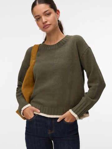 VERO MODA Trui 'VMSHADOW' in Groen: voorkant
