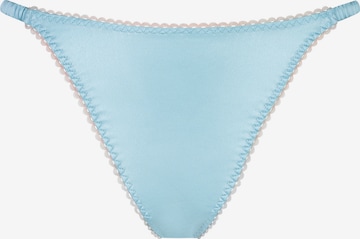 Slip 'Poetry Glossy' Mey en bleu : devant