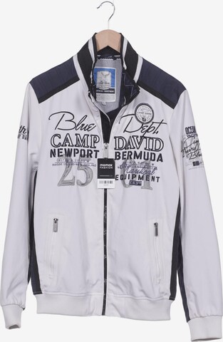 CAMP DAVID Jacket & Coat in L in White: front