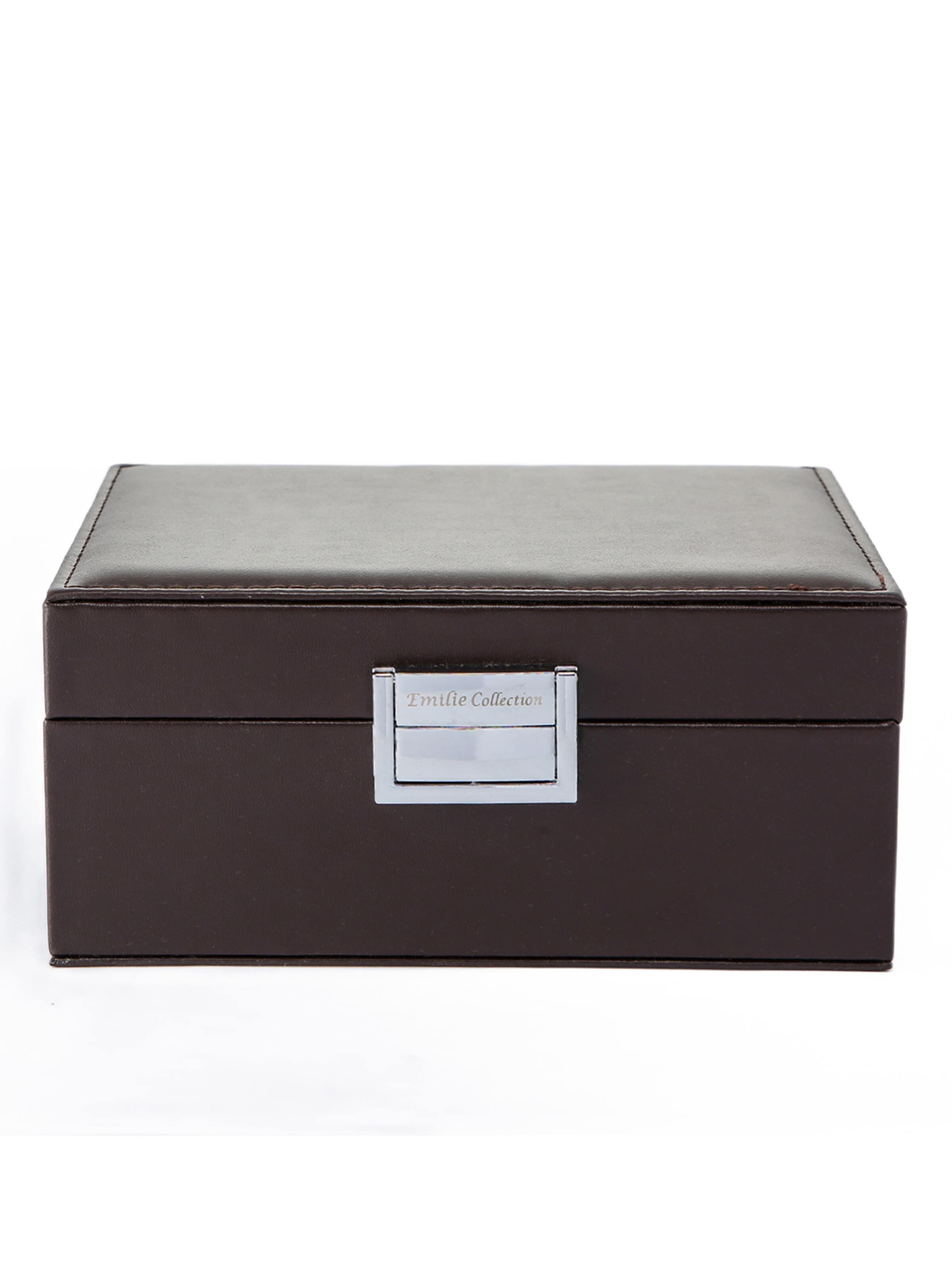 Emilie collection Jewelry storage 'Jewelry box' in Brown: front