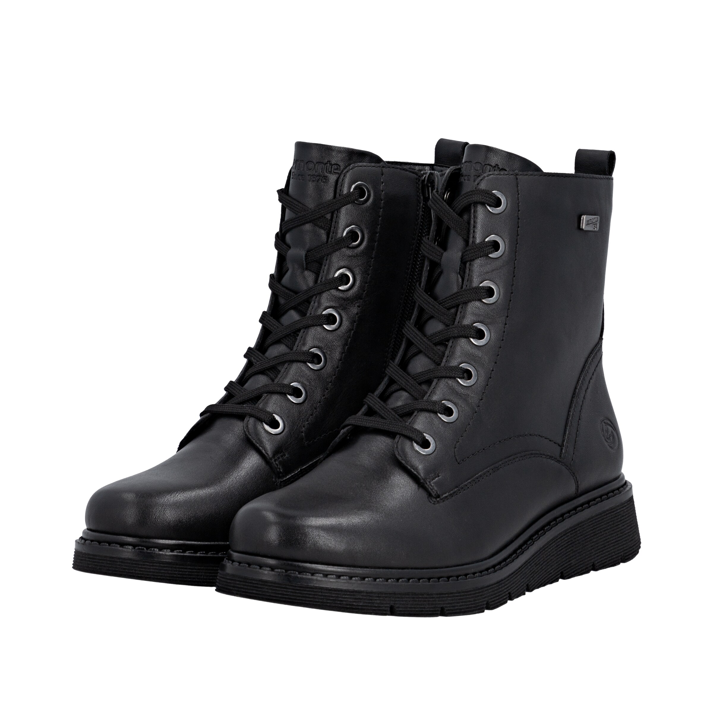 Stivaletto stringato 'D3979' di REMONTE in nero