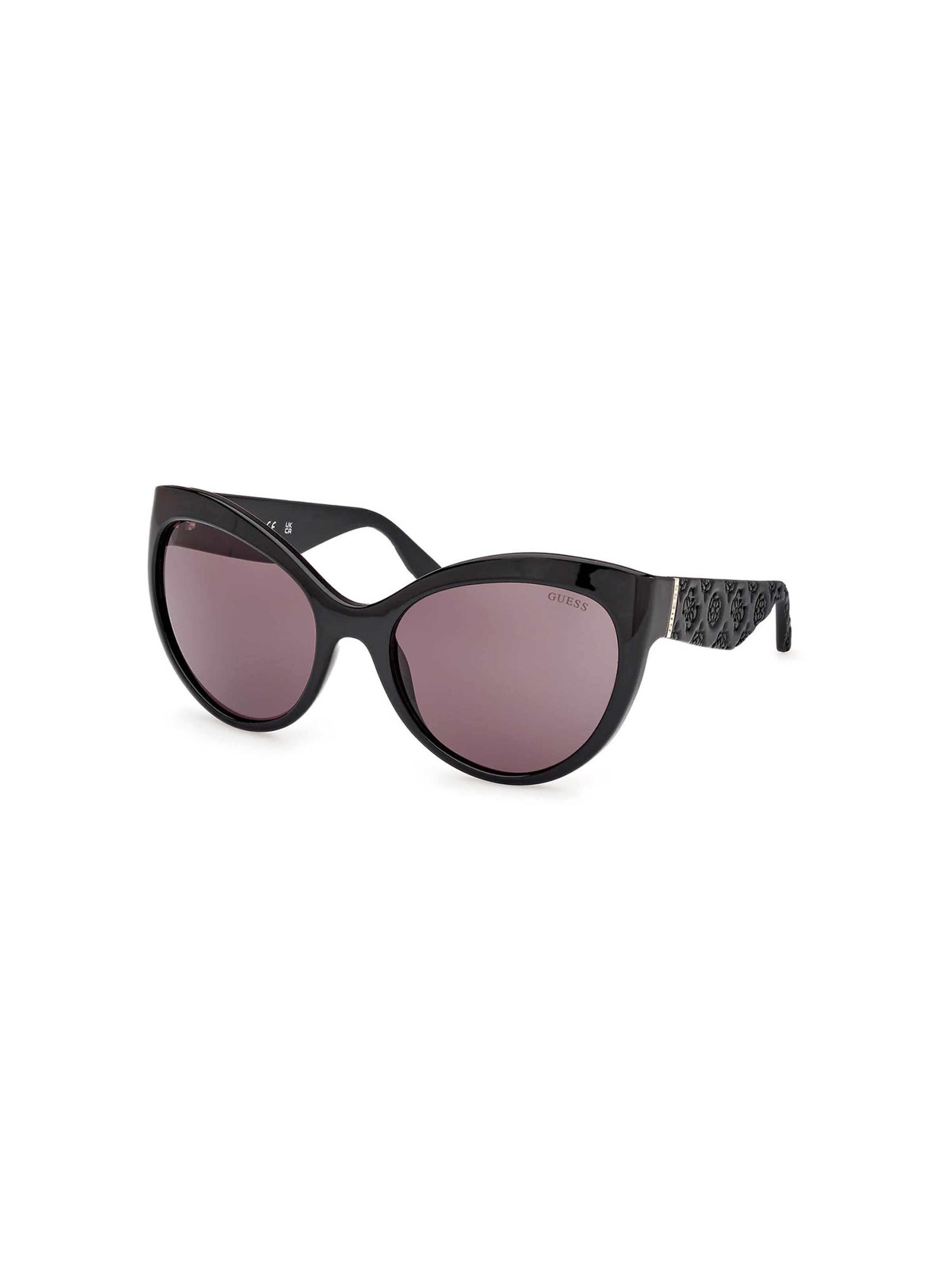 Lunettes de soleil GUESS en noir : devant