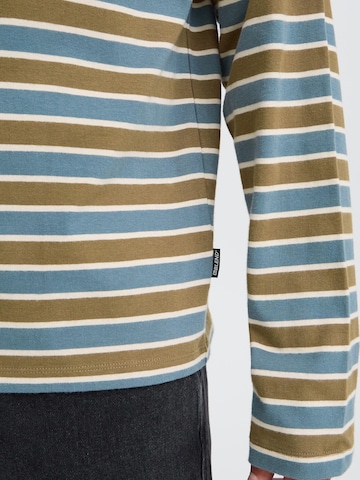 BLEND - Sudadera 'BHKhalid Striped' en azul