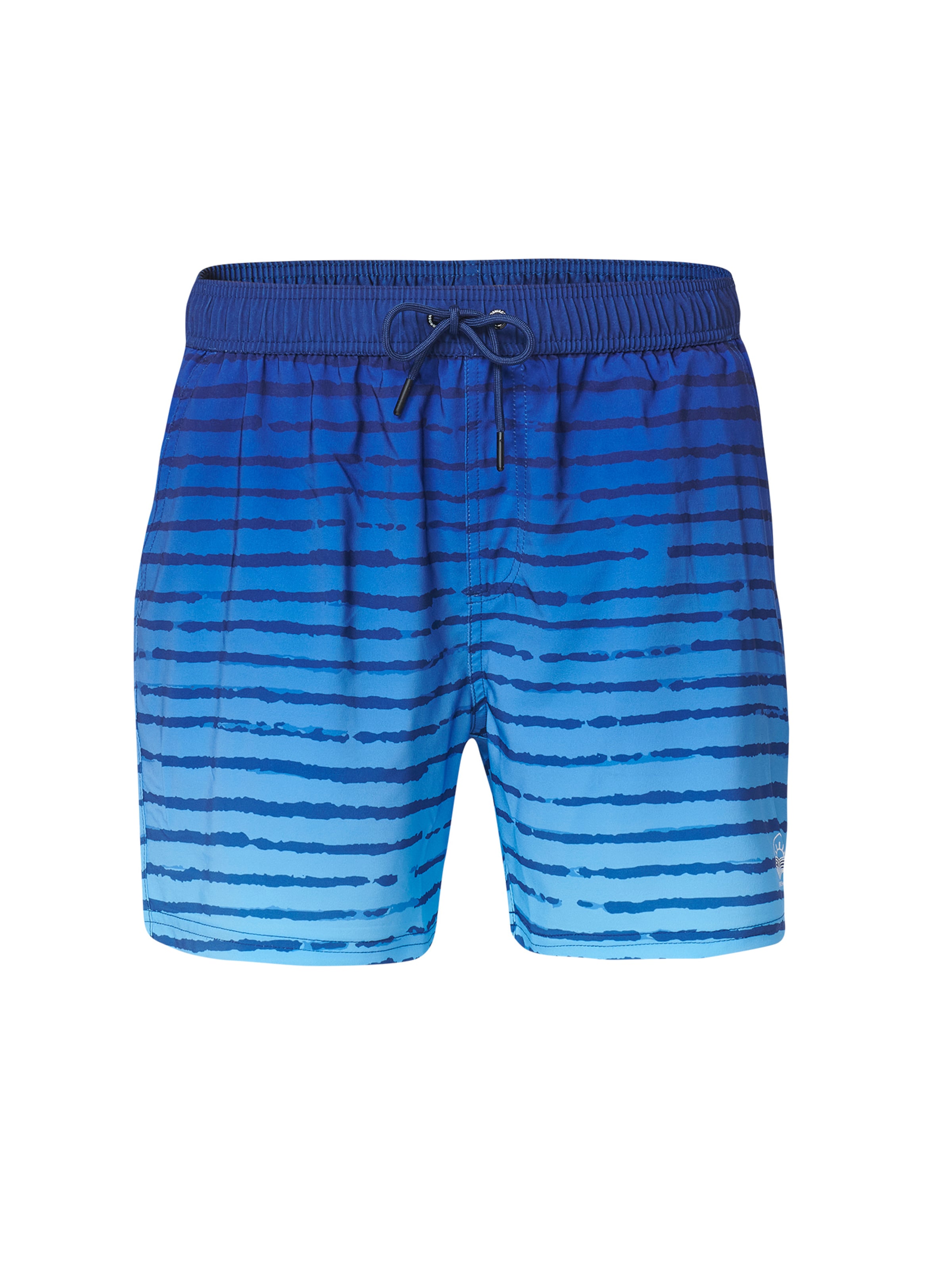 KOROSHI Plavecké šortky – modrá: přední strana