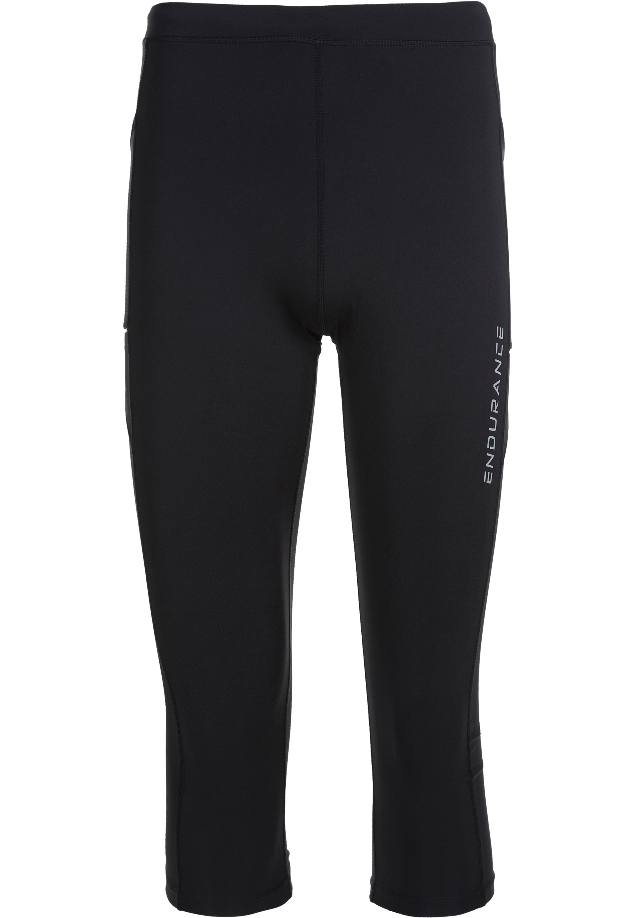 ENDURANCE Skinny Sportbroek 'Energy' in Zwart: voorkant