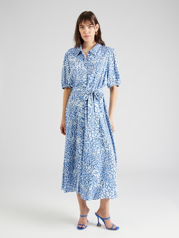 Marks & Spencer Shirt dress in Blue: front