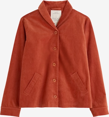 Seasalt Cornwall Välikausitakki 'Brightwork' värissä oranssi: etupuoli