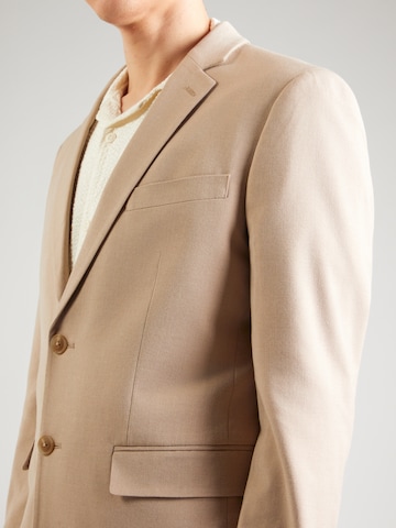 Coupe slim Costume 'SLHNEIL' SELECTED en beige