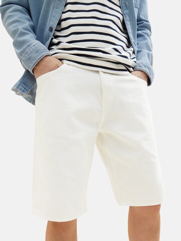TOM TAILOR Regular Jeans 'Morris' i vit