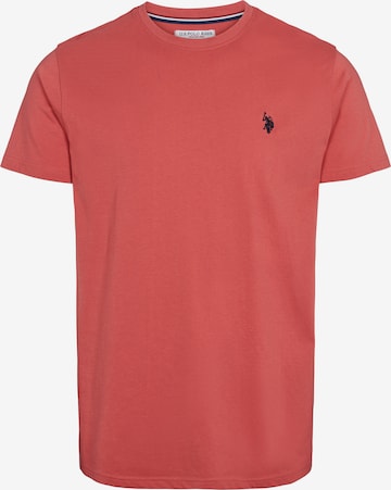 U.S. POLO ASSN. T-shirt 'Arjun' in Rot: Vorderseite