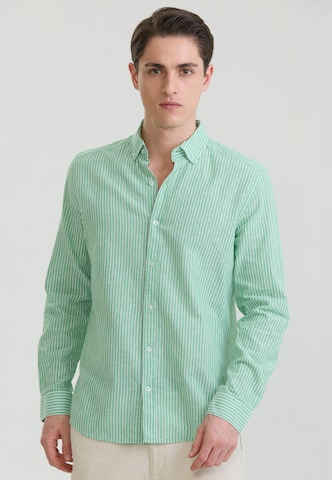 Felix Hardy Regular Fit Forretningsskjorte i grøn: forside