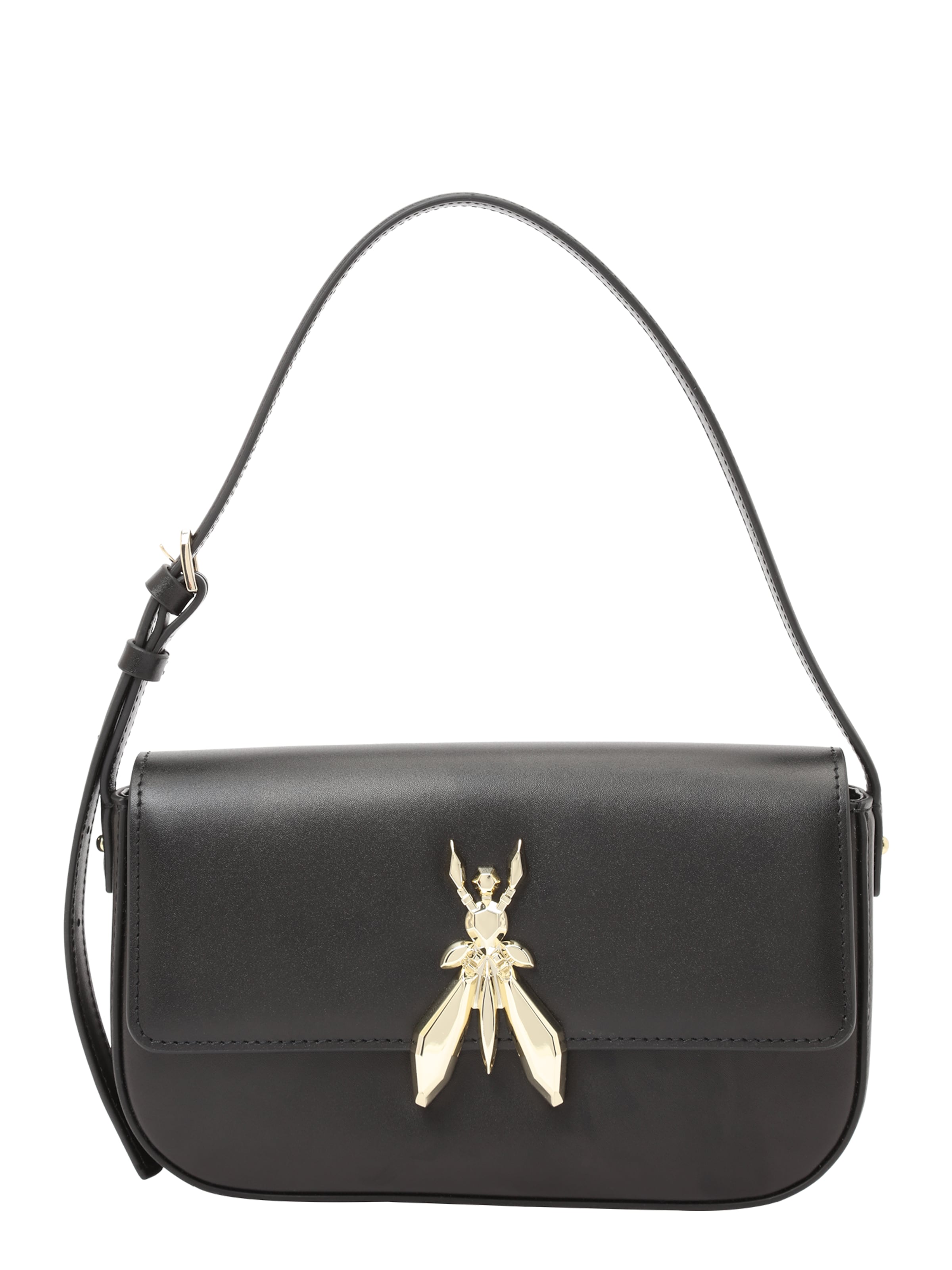 PATRIZIA PEPE Shoulder Bag in Black: front