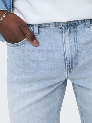 regular Jeans 'ONSWEFT' di Only & Sons in blu