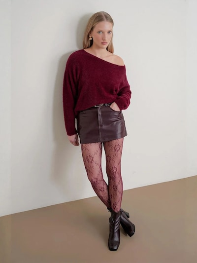 MixRay Pull-over 'Pullover' en S-L en bourgogne, Vue avec produit