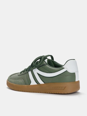 Baskets basses Pull&Bear en vert