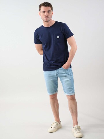 T-Shirt 'Basito' Deeluxe en bleu