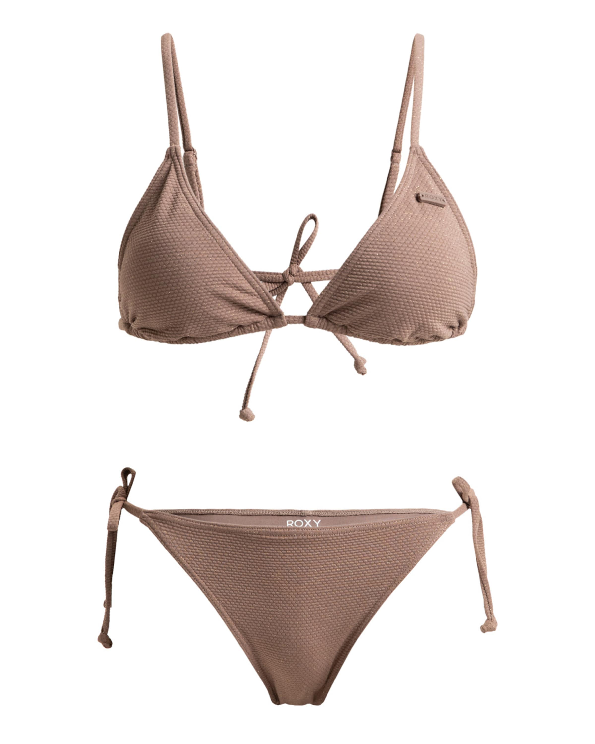 Triangle Bikini 'Lasca' ROXY en beige : devant