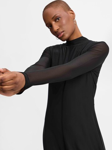 comma casual identity Jurk in Zwart