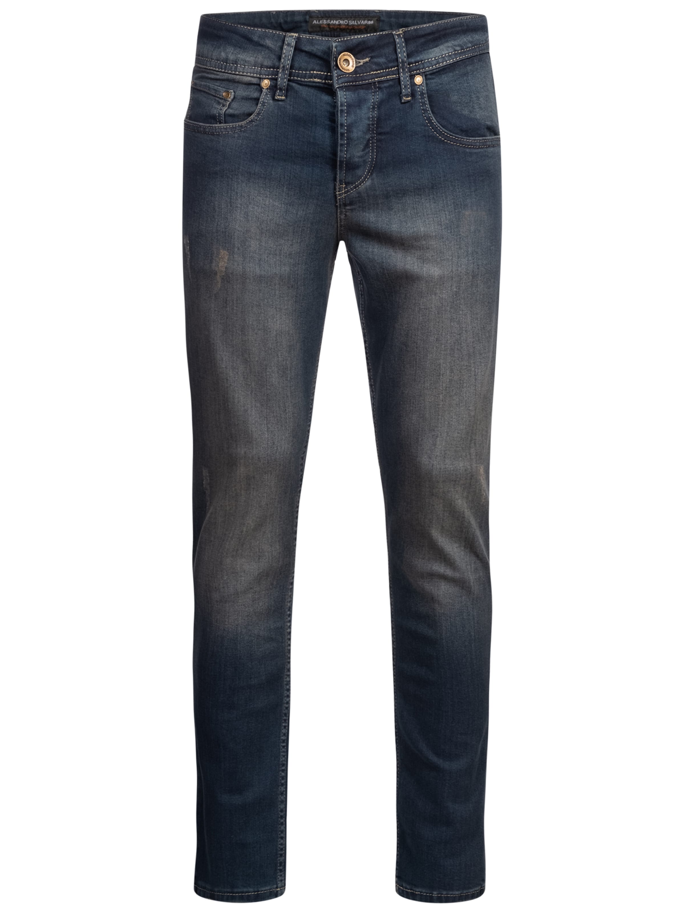 Alessandro Salvarini Jeans in Blauw: voorkant