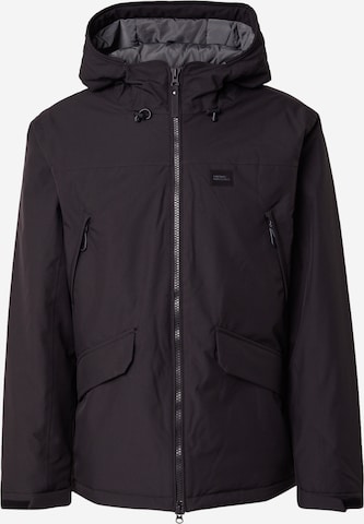 Vintage Industries Välikausitakki 'Kirk' värissä musta: etupuoli