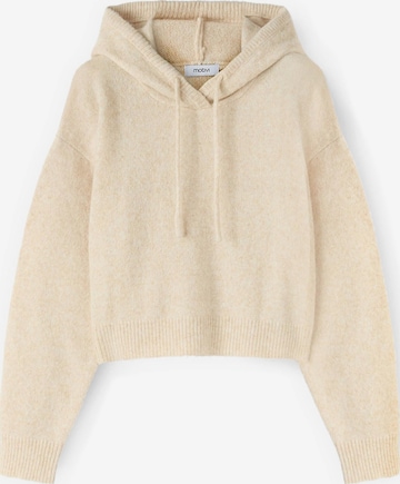 Pull-over MOTIVI en beige : devant