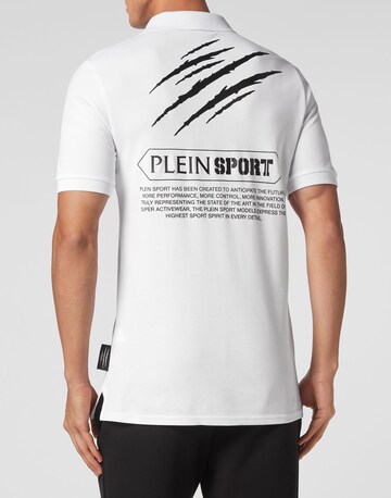 T-Shirt 'Scratch' Plein Sport en blanc