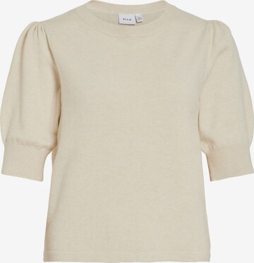 VILA Пуловер 'VIRIL' в бежово: отпред