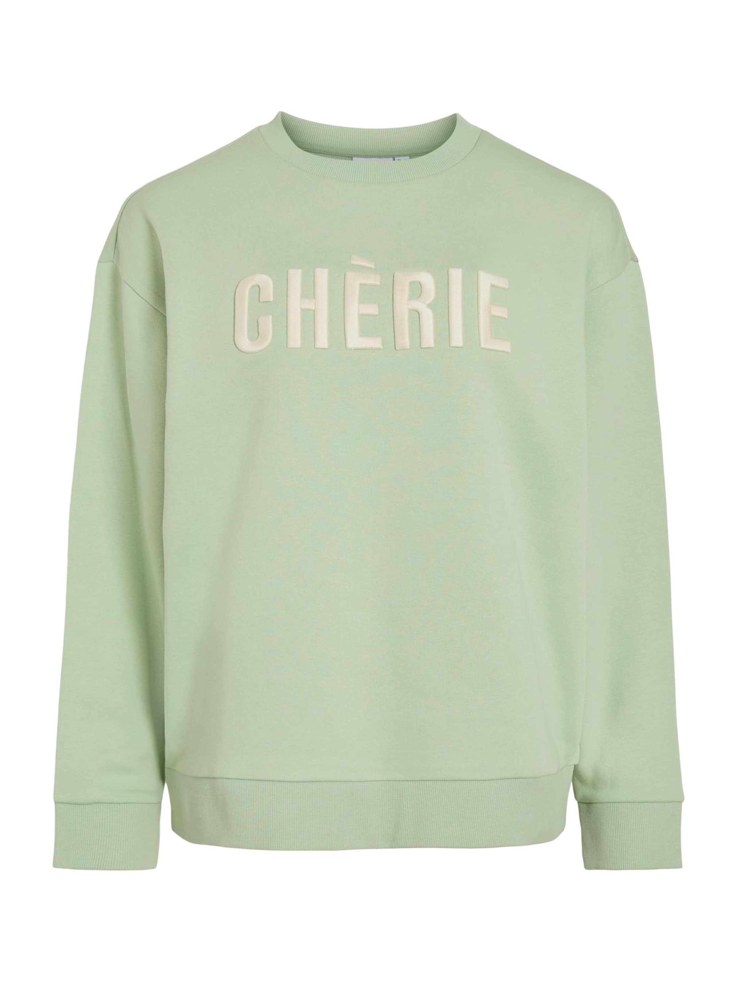 VILA Sweatshirt 'VITASSE' in Green: front