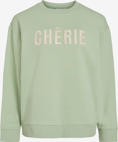 VILA Sweater majica 'VITASSE' u boja pijeska / svijetlozelena, Pregled proizvoda