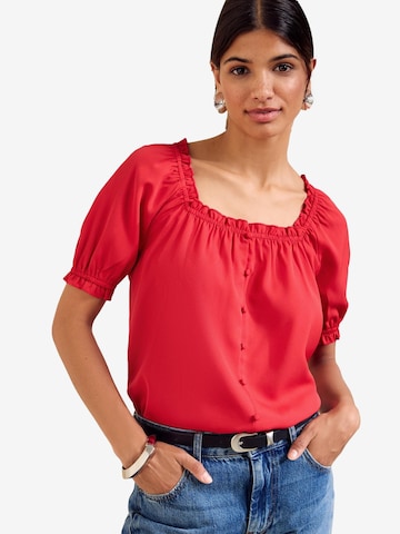 Camicia da donna di Friends Like These in rosso: frontale