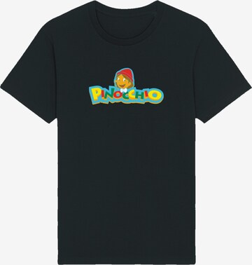 T-shirt 'Pinocchio' F4NT4STIC en noir : devant