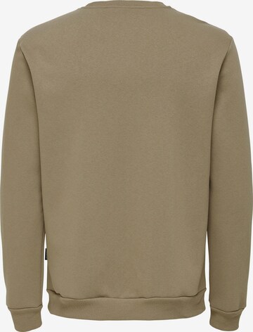 Only & Sons Regular fit Sweatshirt 'Ceres' i brun
