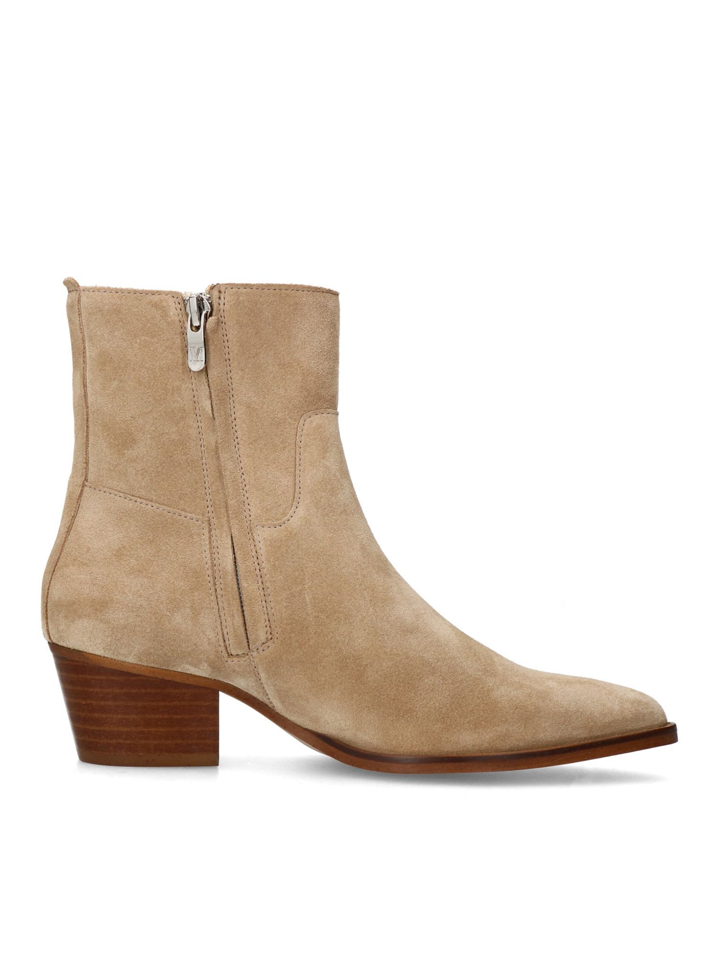 MANFIELD Ankle Boots in Beige
