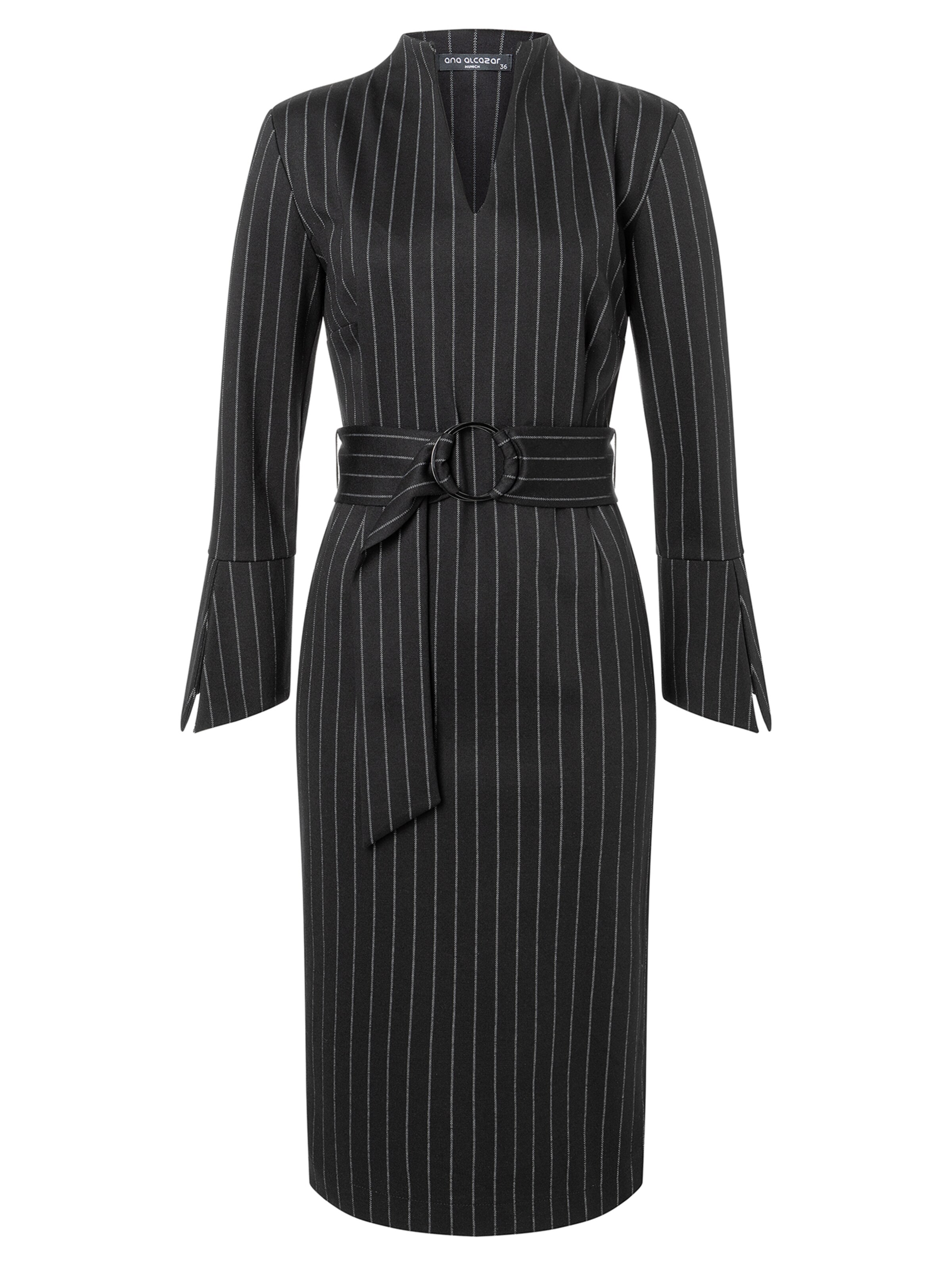 Robe 'Solana' Ana Alcazar en noir : devant