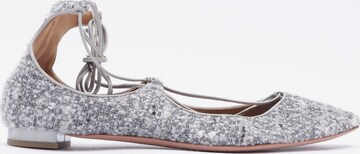 Aquazzura Flats & Loafers in 42 in Grey: front