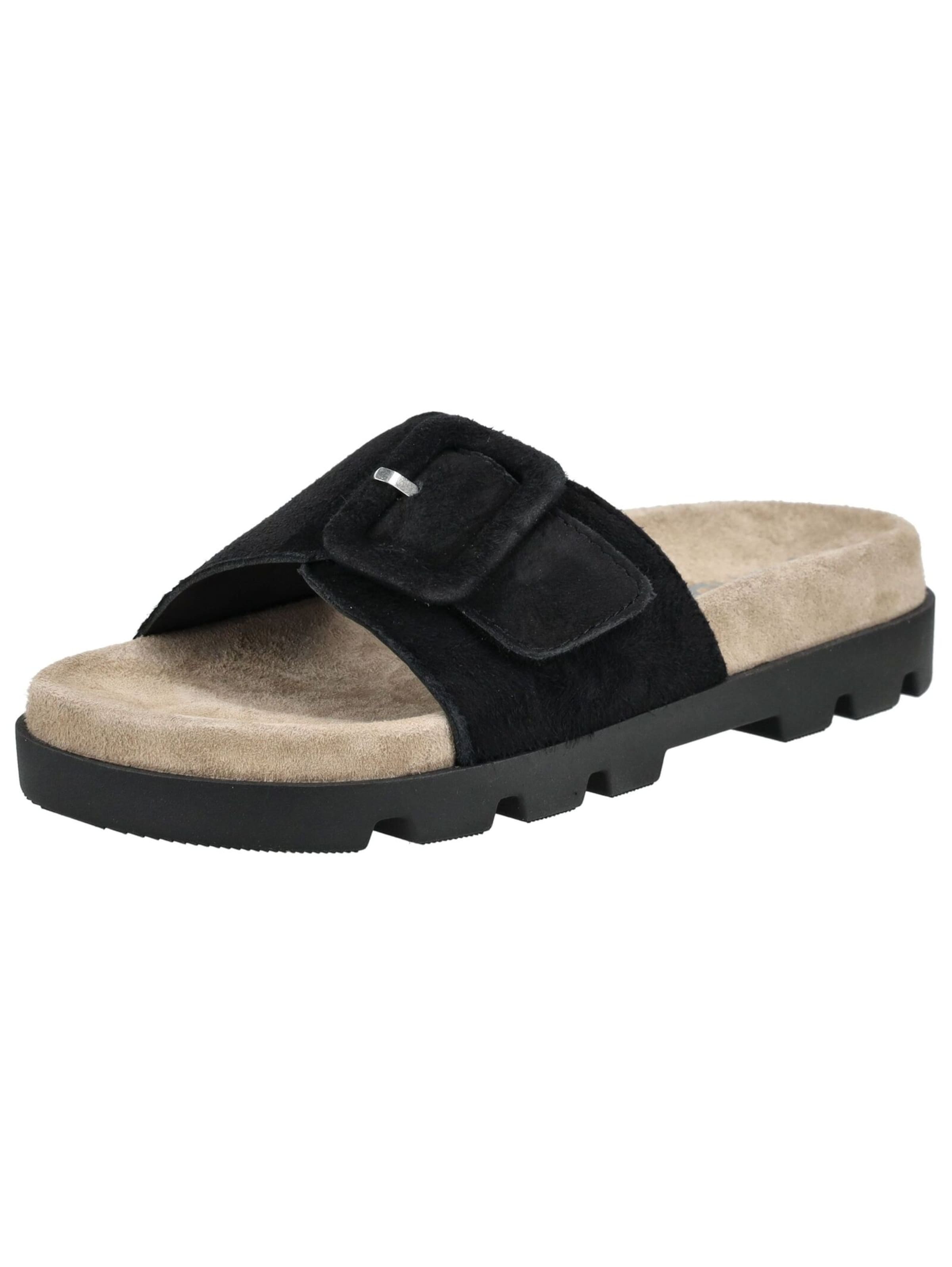 Mule ROHDE en noir : devant