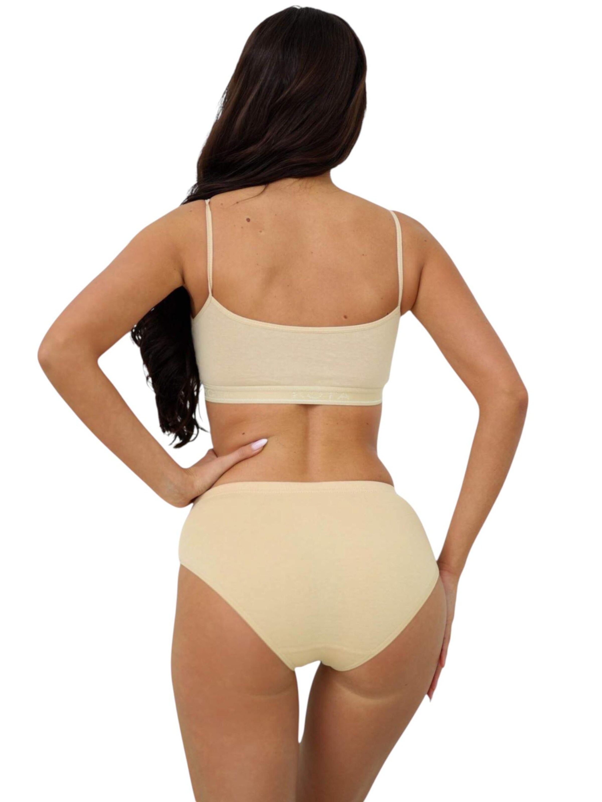 Reggiseno sportivo 'Aura Lite' di fashionshowcase in beige