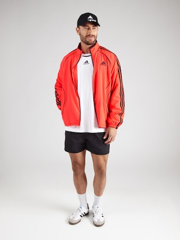 ADIDAS ORIGINALS Between-season jacket 'Teamgeist Adicolor' in Red