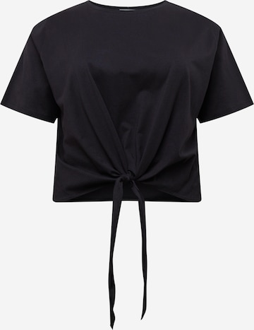Guido Maria Kretschmer Curvy Shirt 'Sheila' in Black: front