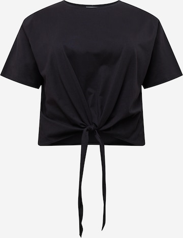 Guido Maria Kretschmer Curvy Shirt 'Sheila' in Zwart: voorkant