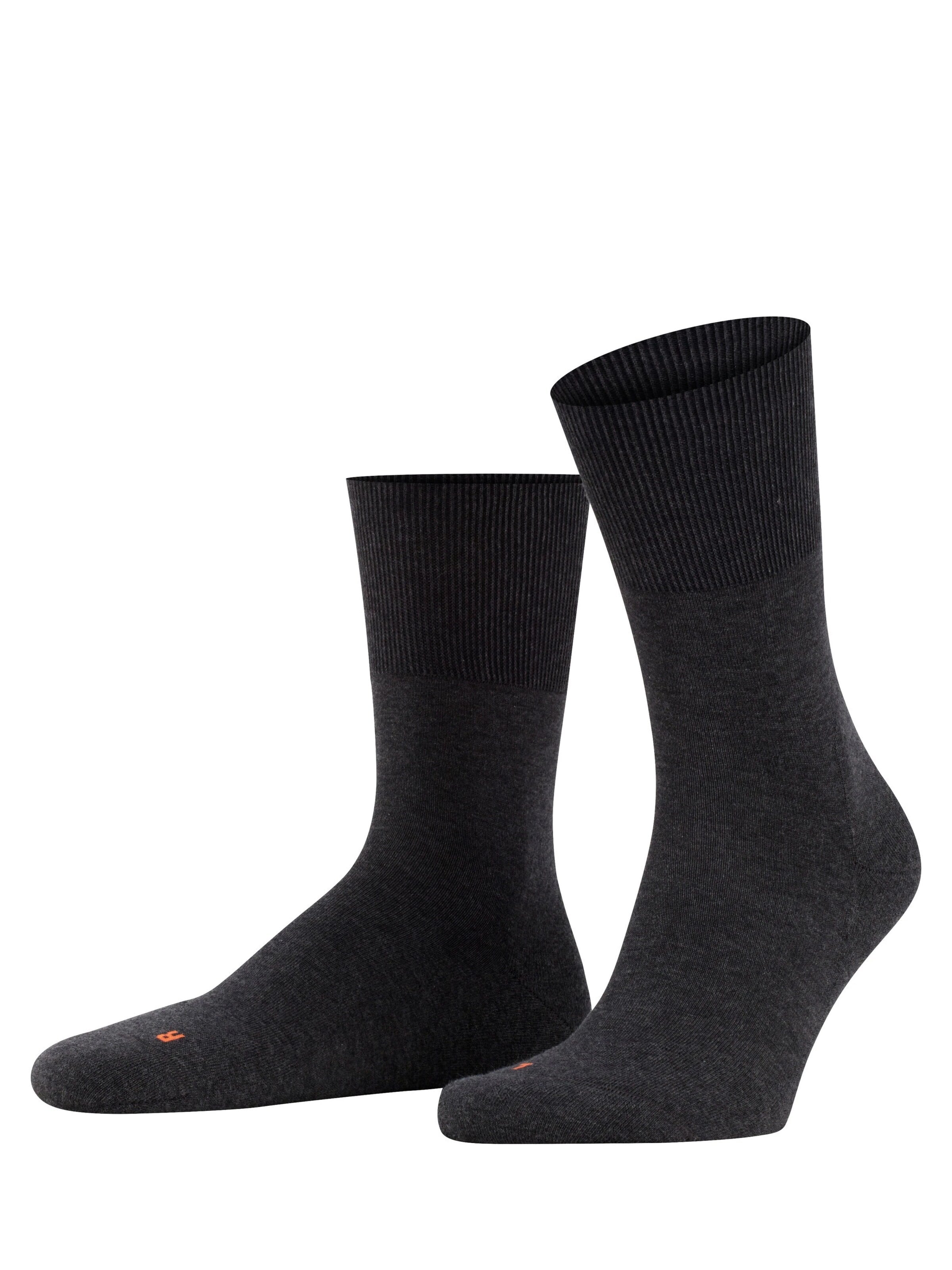 FALKE Socks 'Run' in Grey: front