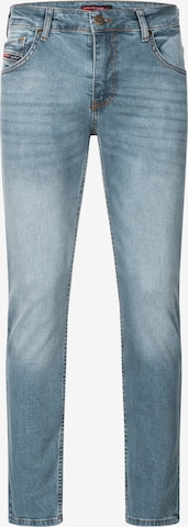 Regular Jean Lorenzo Loren en bleu : devant