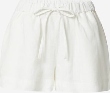 ABOUT YOU x Marie von Behrens Regular Pants 'Lilia' in White: front