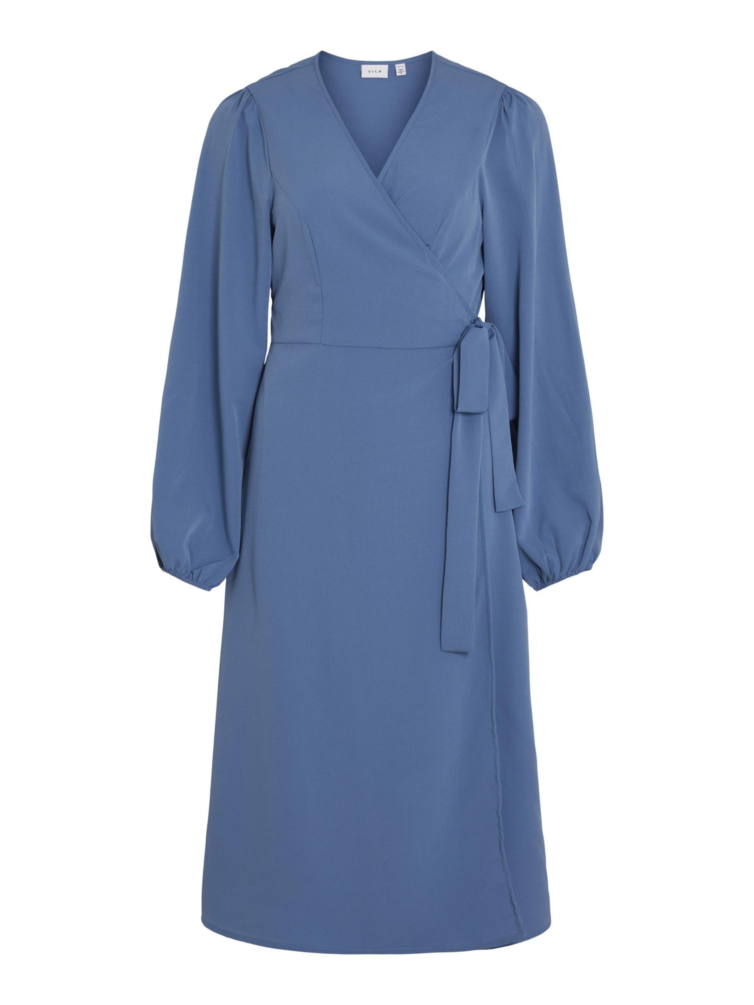 Robe VILA en bleu : devant