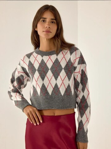 Pull-over Hiccup en gris : devant